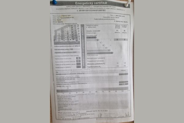 3 izb.byt na Novomestskej ul. s balkónom na predaj - Byt - Predaj